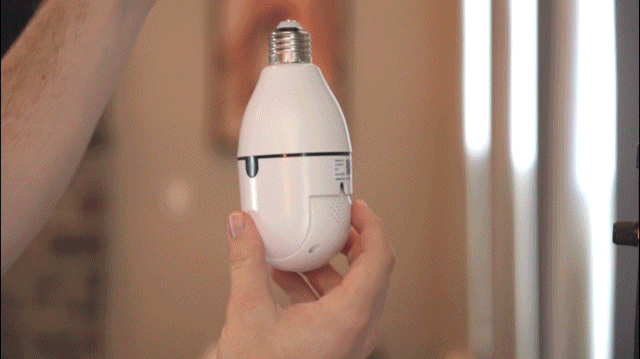 Light Socket Security Camera